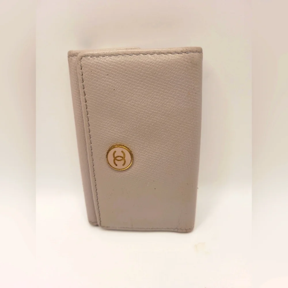 Chanel Leather 4 Key Holder